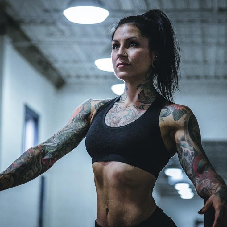 Professional gym interior with strength equipment